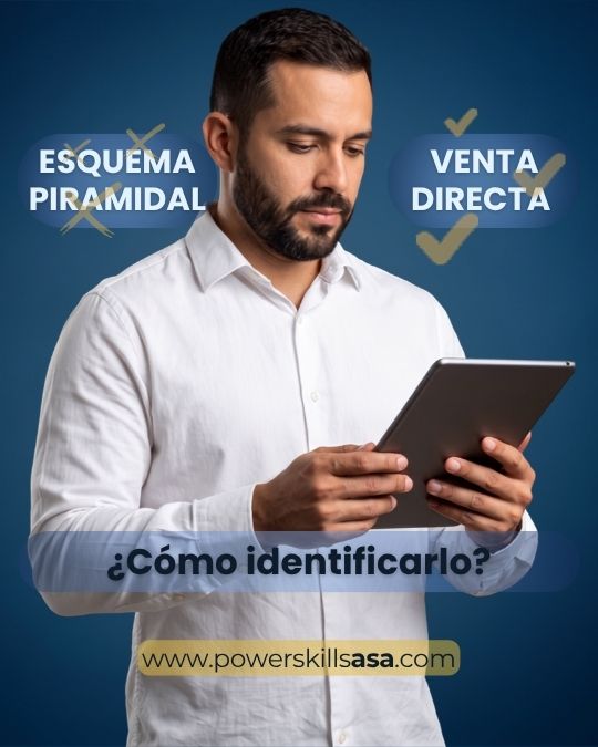 Diferencias entre venta directa legítima y esquema piramidal